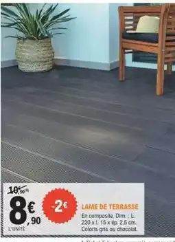 E.Leclerc LAME DE TERRASSE offre