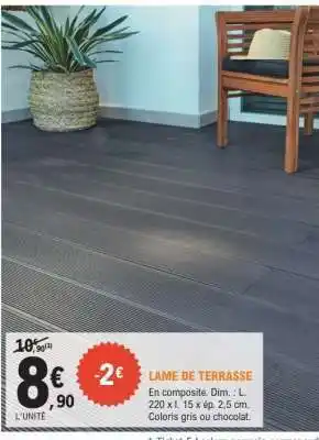 E.Leclerc LAME DE TERRASSE offre
