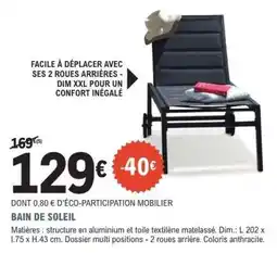 E.Leclerc BAIN DE SOLEIL offre