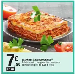 E.Leclerc Lasagnes À La Bolognaise offre