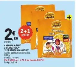 E.Leclerc Cheddar Râpé offre