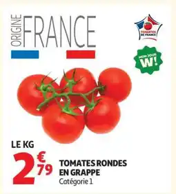 Auchan Tomates Rondes En Grappe offre