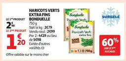 Auchan Haricots Verts Extra Fins Bonduelle offre