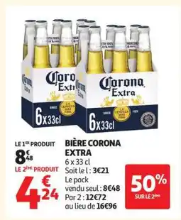 Auchan Bière Corona Extra offre