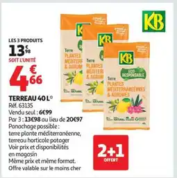 Auchan TERREAU 40L offre