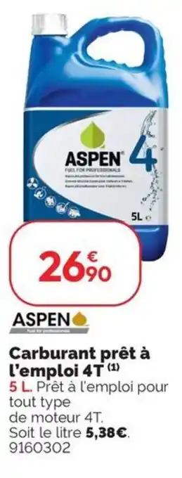 ASPEN Carburant prêt à l'emploi 4T