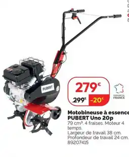 Weldom PUBERT Motobineuse à essence Uno 20p offre