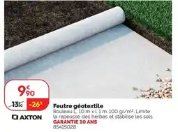 Weldom ΑΧΤΟΝ Feutre géotextile offre