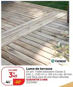 Weldom Lame de terrasse offre