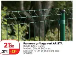 Weldom Panneau grillage vert arista offre
