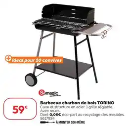 Weldom Barbecue charbon de bois torino offre