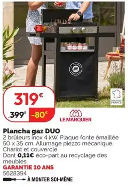 Weldom Plancha gaz DUO offre