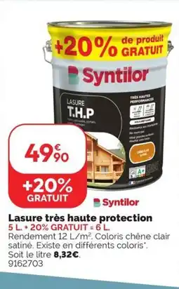 Weldom Lasure très haute protection offre