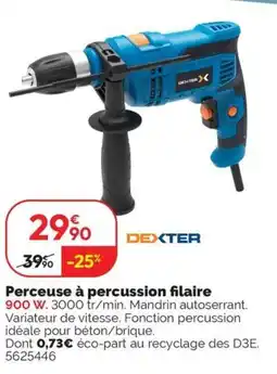 Weldom DEXTER Perceuse à percussion filaire offre