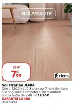 Weldom ARTENS Sol stratifié jenia offre
