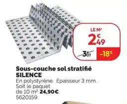 Weldom Sous-couche sol stratifié silence offre