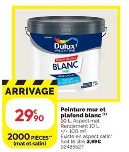 Weldom Peinture mur et plafond blanc offre