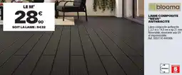 Brico Dépôt LAME COMPOSITE NEVA ANTHRACITE offre