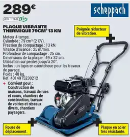 Brico Dépôt PLAQUE VIBRANTE THERMIQUE 13 KN offre