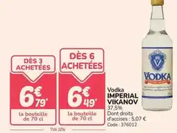 Promocash Impérial - vodka imperial offre