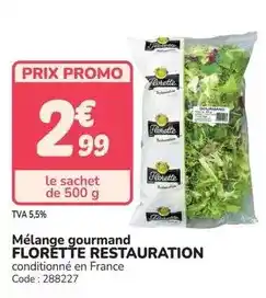 Promocash Florette - mélange gourmand offre