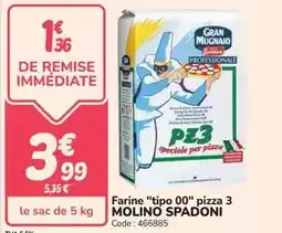 Promocash Molino spadoni - farine tipo 00 pizza 3 offre