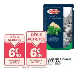 Promocash Barilla - pesto alla genovese offre