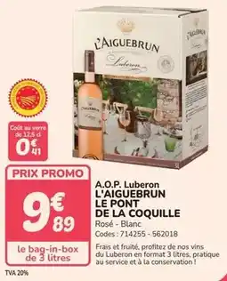 Promocash Promo - a.o.p. luberon offre