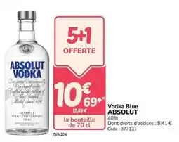 Promocash Absolut - vodka blue offre