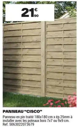 Brico Dépôt PANNEAU CISCO offre