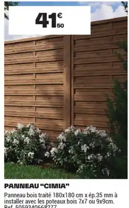 Brico Dépôt PANNEAU CIMIA offre