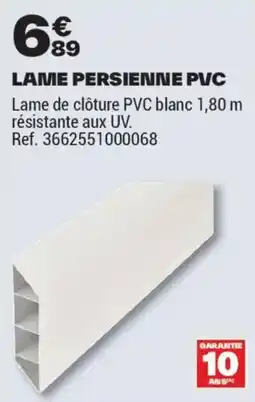 Brico Dépôt LAME PERSIENNE PVC offre