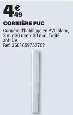 Brico Dépôt CORNIÈRE PVC offre