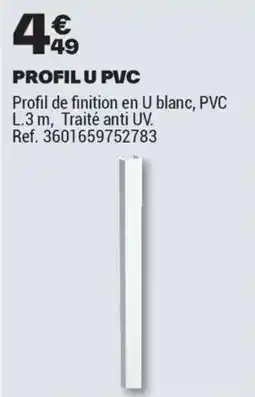 Brico Dépôt PROFIL U PVC offre