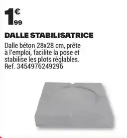 Brico Dépôt DALLE STABILISATRICE offre