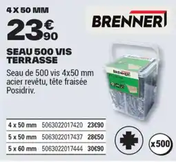 Brico Dépôt SEAU 500 VIS TERRASSE offre