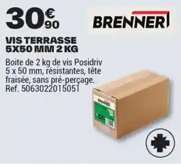 Brico Dépôt VIS TERRASSE 5X50 MM offre