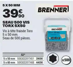 Brico Dépôt SEAU 500 VIS TORX 5X50 offre