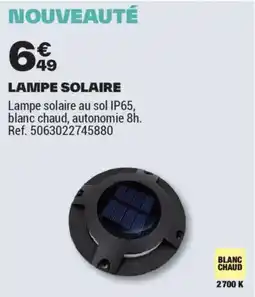 Brico Dépôt LAMPE SOLAIRE offre