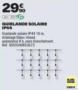 Brico Dépôt GUIRLANDE SOLAIRE IP44 offre