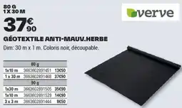 Brico Dépôt GÉOTEXTILE ANTI-MAUV.HERBE offre