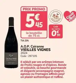 Promocash Promo - a.o.p. cairanne offre