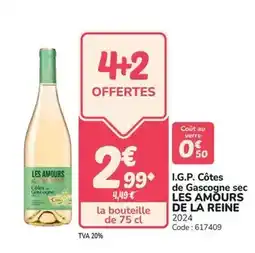 Promocash I.g.p. côtes de gascogne sec offre