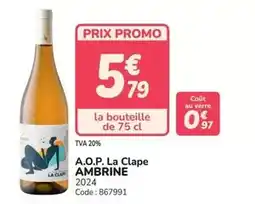 Promocash Promo - a.o.p. la clape offre