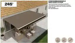 Brico Dépôt STORE BANNE MANIVELLE SEMI CASSETTE offre