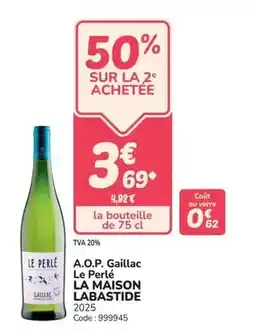 Promocash Labastide - a.o.p. gaillac offre