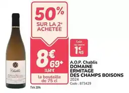 Promocash Ermitage - a.o.p. chablis offre