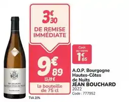 Promocash Jean bouchard - a.o.p. bourgogne hautes-côtes de nuits offre