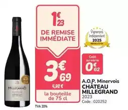 Promocash A.o.p. minervois offre