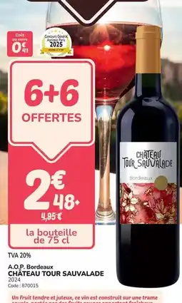 Promocash A.o.p bordeaux offre